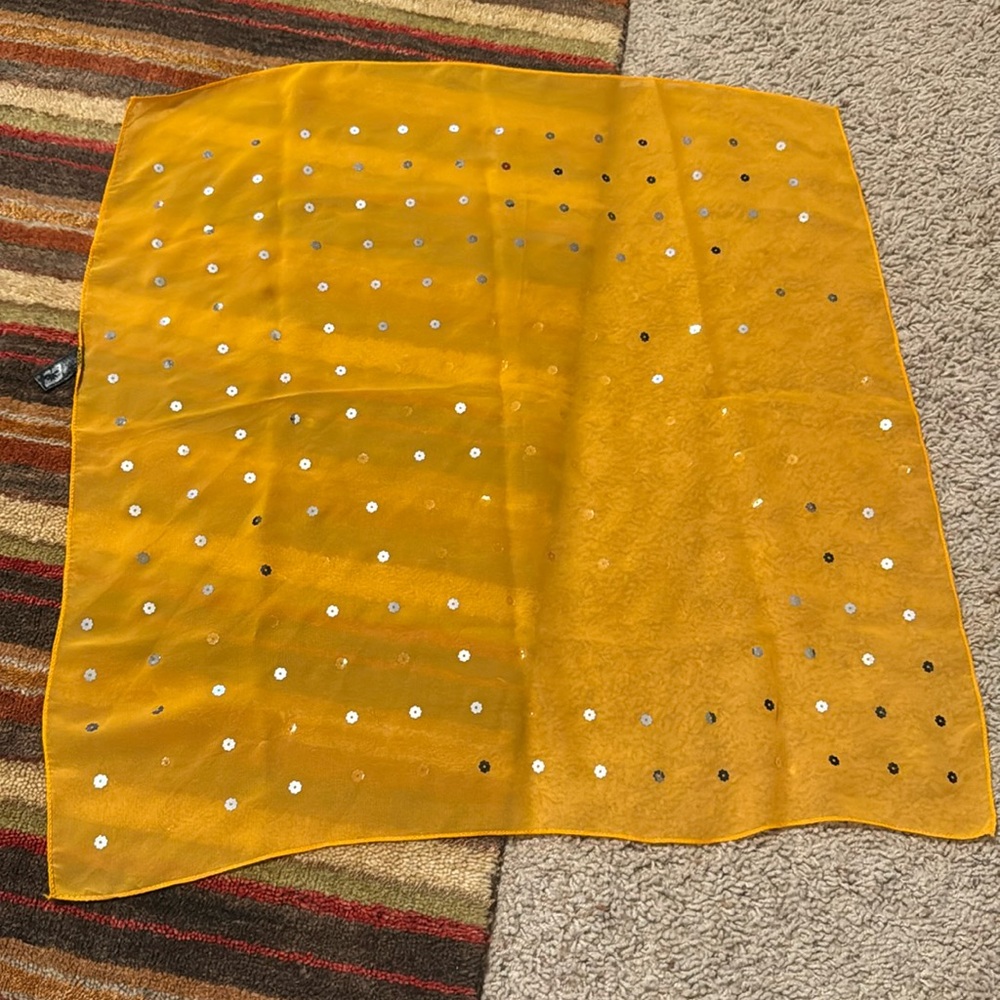 Orange and yellow scarf